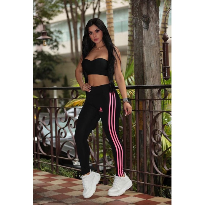 Calça adidas best sale feminina cintura alta