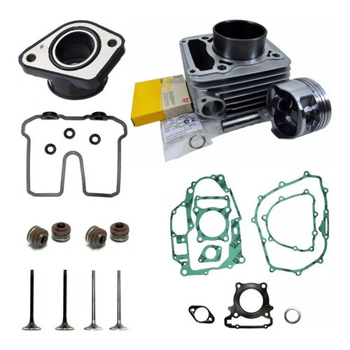 Kit Cilindro Motor Honda Cbx 250 Xr 250 Ate 2008 + Peças