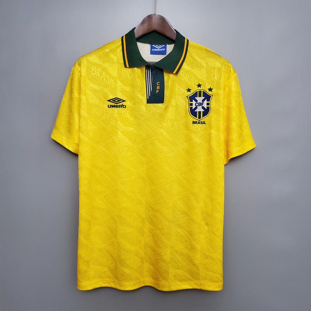 1991/1993 Camisa De Futebol Brasil Retro