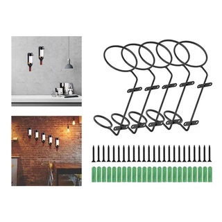 kit 20 suporte para vinho de parede unitario adega decoração