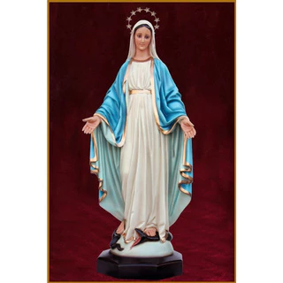 Imagem Nossa Senhora Das Graças 85cm - Resina / Olhos Vidro