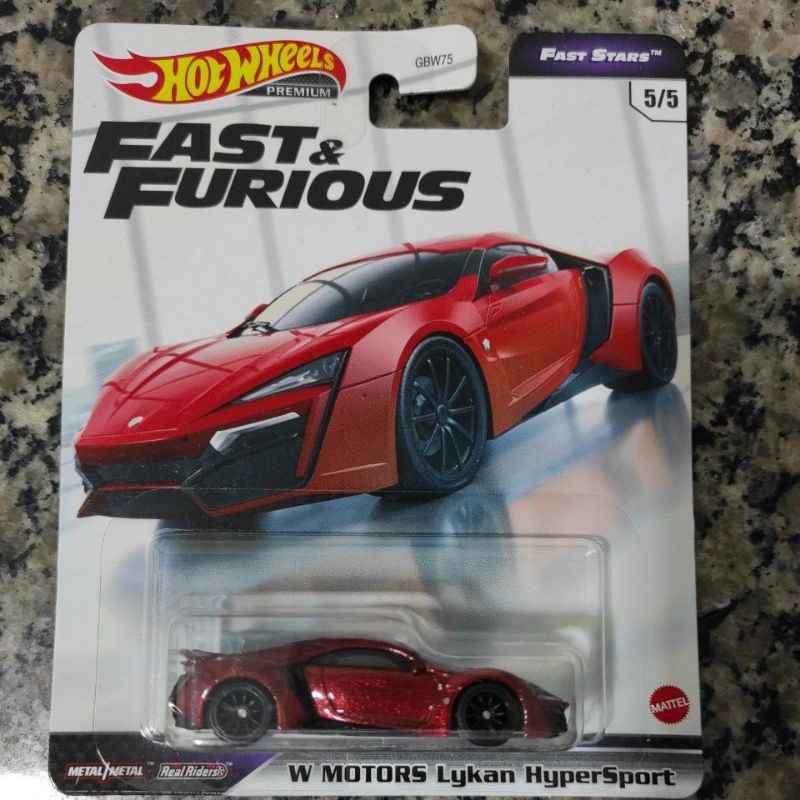 Hot Wheels - W Motors Lykan HyperSport - Velozes e Furiosos - HNW49 Escala  Miniaturas by Mão na Roda 4x4