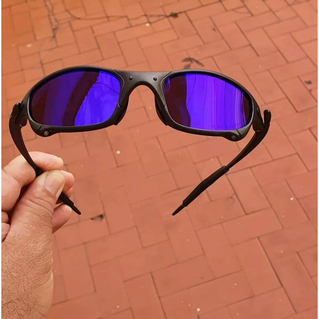 Óculos de sol Juliet plasma lentes violet kit roxo