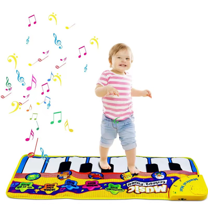 Jogo De Cobertor De Música De piano Infantil Para Bebê Rastejar ...