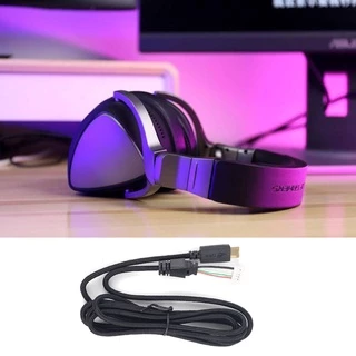 WU Cabo De Fone De Ouvido PVC AV Para ROG Delta USB-C Gaming Headset