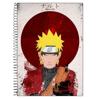 CAPA P/CADERNO 96/FOLHAS NARUTO C/40