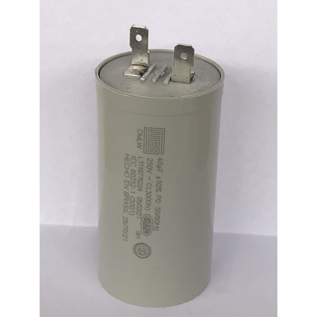 Capacitor De 40uf 250vac Lavadoras Electrolux TODOS MODELOS