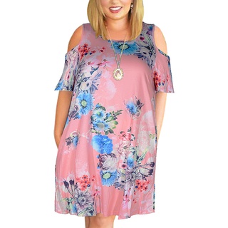 4 # feminino vestido de verão do vintage solto plus size vestidos de  impressão com decote em v mini vestido fora do ombro vestidos ropa mujer  praia vestido – Shine Girls –