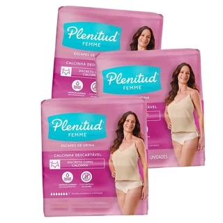Pct c/ 8u ou 16un Calcinhas Pós Parto Absorvente não Vaza Descartável | 001
