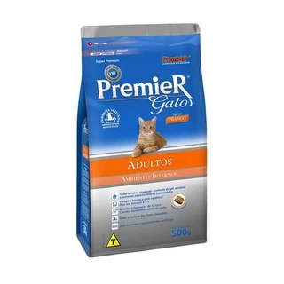 Ração Premier Amb Internos Gatos Ad Frango 500G