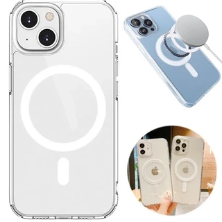 Capa Magsafe Para iPhone 14 /14 Plus /14 Pro /14 Pro Max Capinha Magnetico TPU Transparente