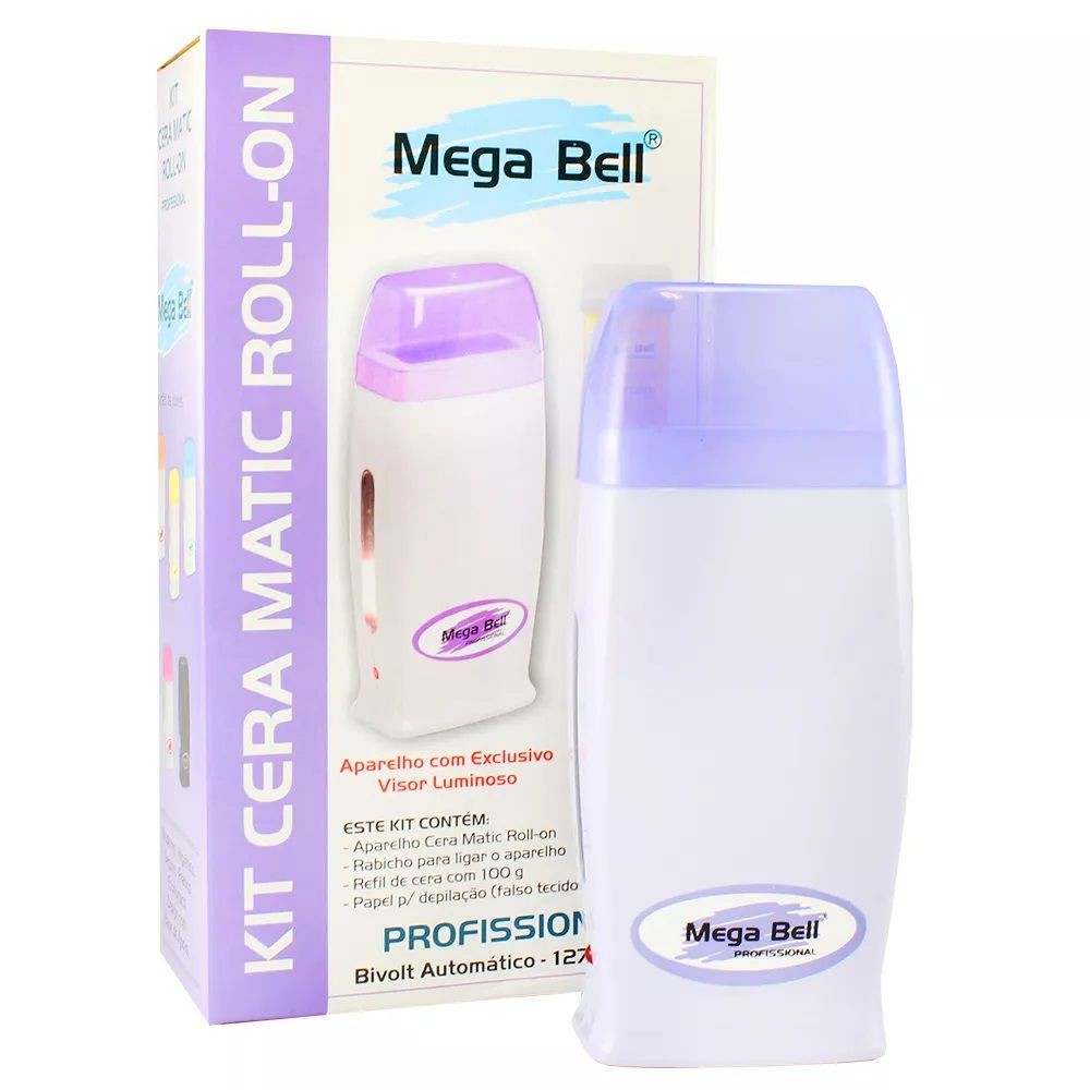 Kit ceramatic Roll-on (aparelho / cera 100g / papel c/25 und) | Shopee ...