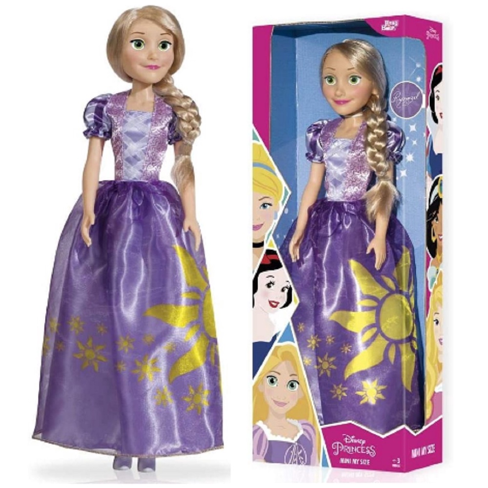 Boneca Rapunzel Articulada 55 cm Disney My Size Shopee Brasil