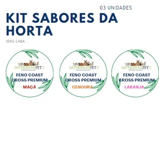 Kit Feno Coast Cross - Sabores da horta - NUTRIPANSPETS