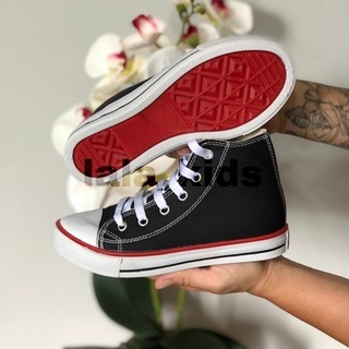 Tênis Converse All Star Cano Alto Preto Infantil 181993