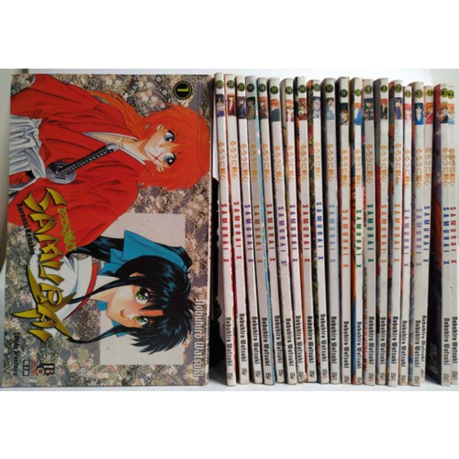 Samurai X / Rurouni Kenshin - Complete Sua Coleção / Valor Unidade Mangá antigo