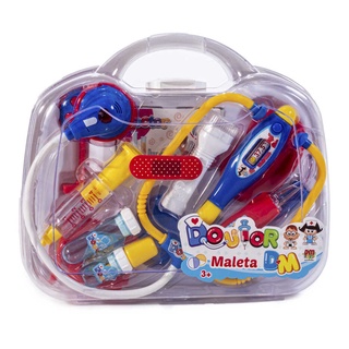 Brinquedo Kit Dentista Infantil Médico Doutor Didático - Azul