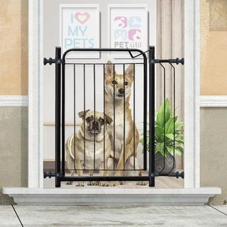 Portão Grade de Segurança Pet e Kids (PRETO) (69cm a 154cm)