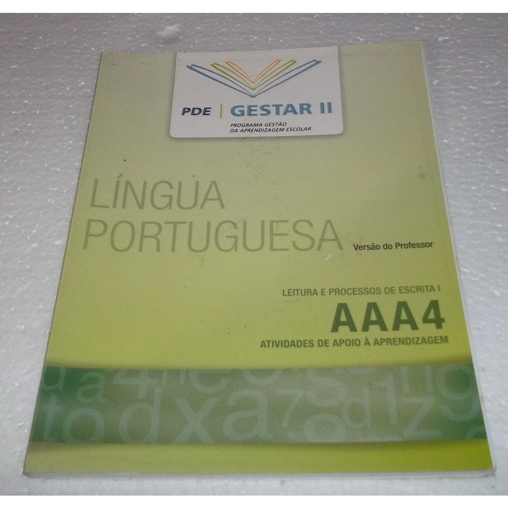 Livro Língua Portuguesa Gestar II - Programa Gestão da Aprendizagem ...