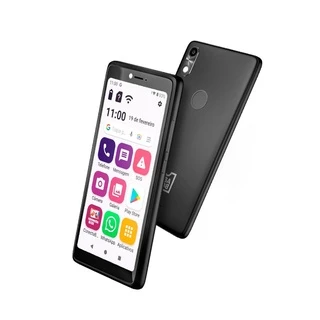 Celular ObaSmart Conecta 32GB Preto Obabox fácil de usar