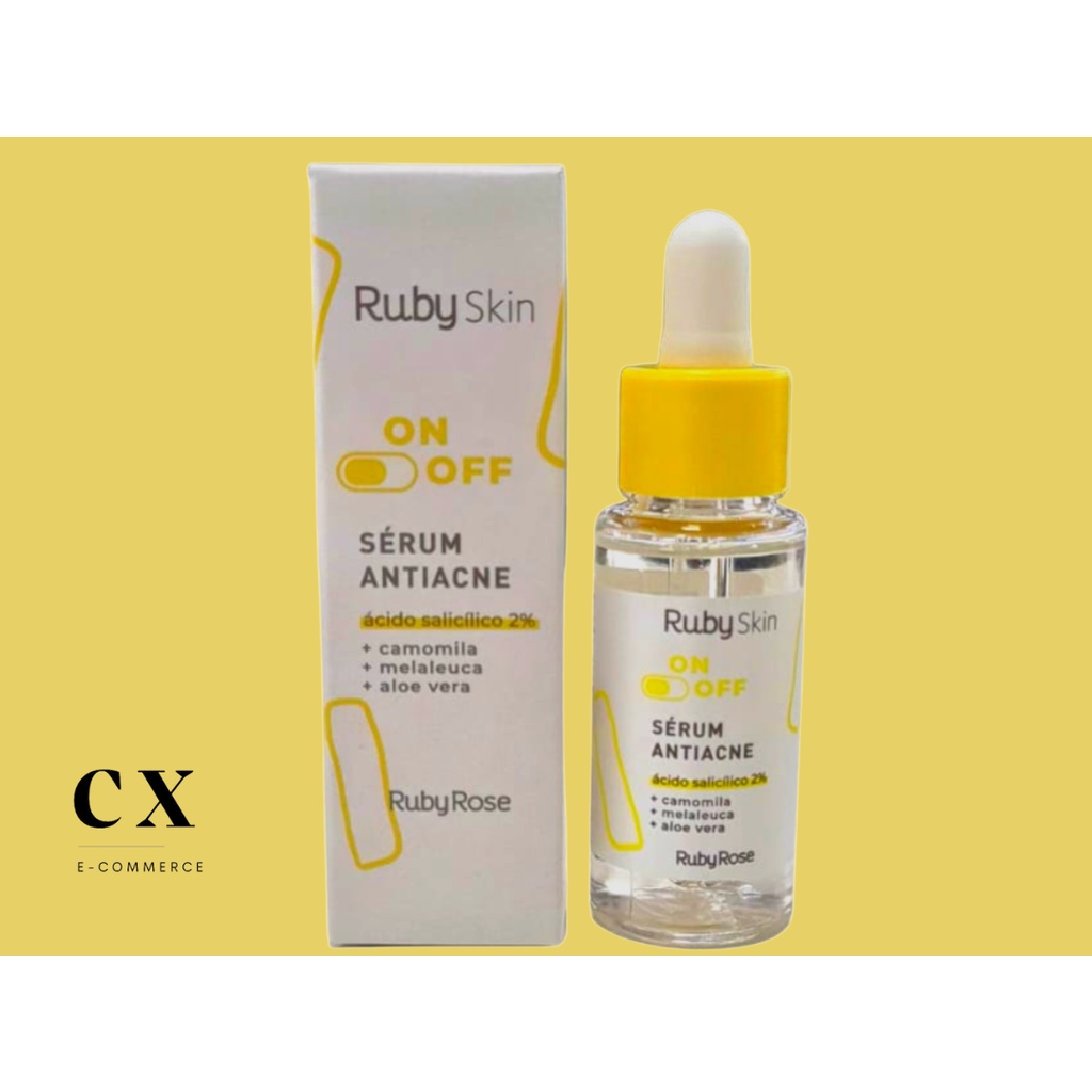 Ruby Rose Ruby Skin Sérum Antiacne On/off (tratamento Espinhas ...