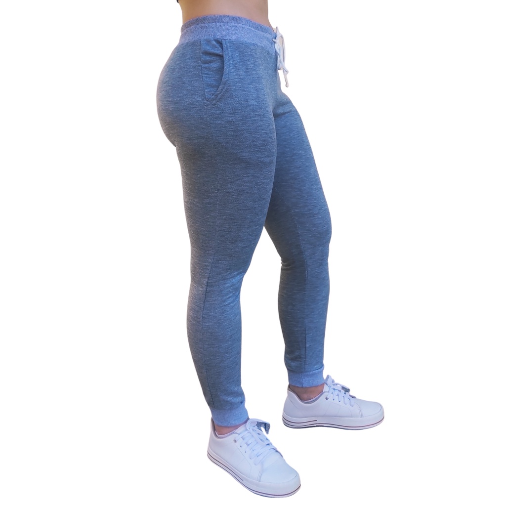 Calça Jogger Color em Jeans tipo Moletom