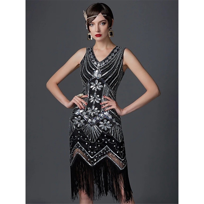 Midi store flapper dress