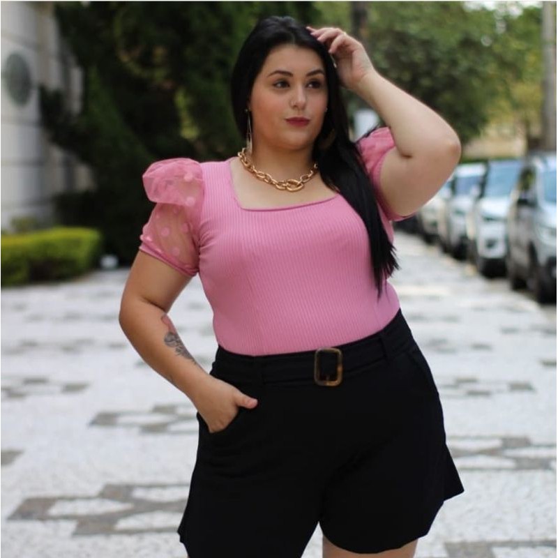 Shorts Godê Plus Size