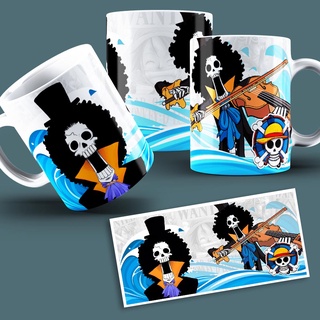 Caneca 325ml Anime One Piece Personagens Nakamas