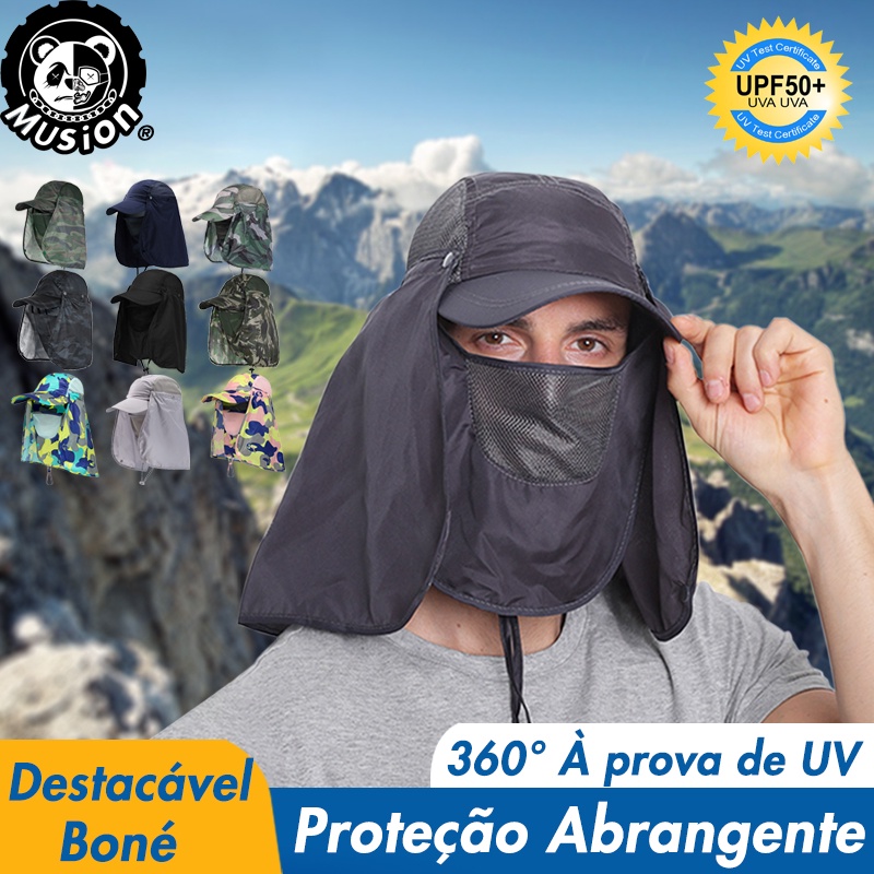 Chapéu De Proteção Uv Para Jardim De Pesca Ao Ar Livre