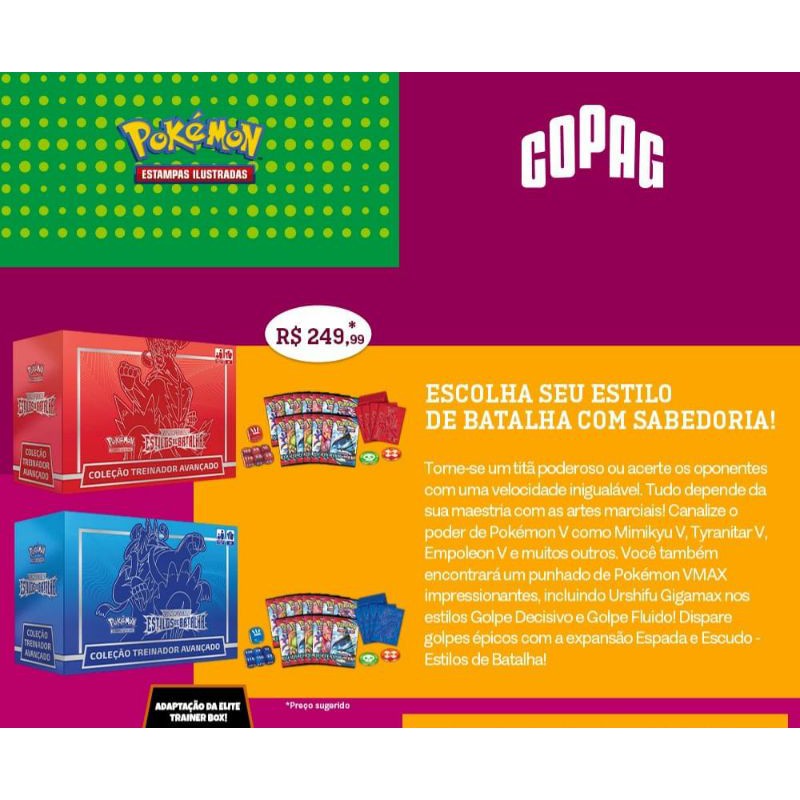 Pokemon TCG: V Strikers Tryanitar V/Empoleon V Latas aleatórias :  : Brinquedos e Jogos