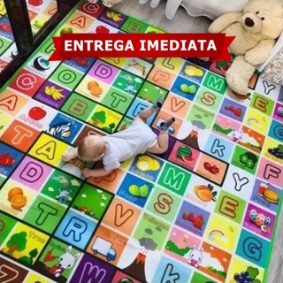 Tapete Atividades Infantil Gigante Térmico Tatame Educativo Para Bebê