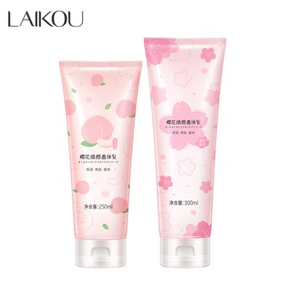 Laikou Loção Corporal De Pêssego / Rejuvenescimento Para Hidratação Da Pele / Loção Corporal