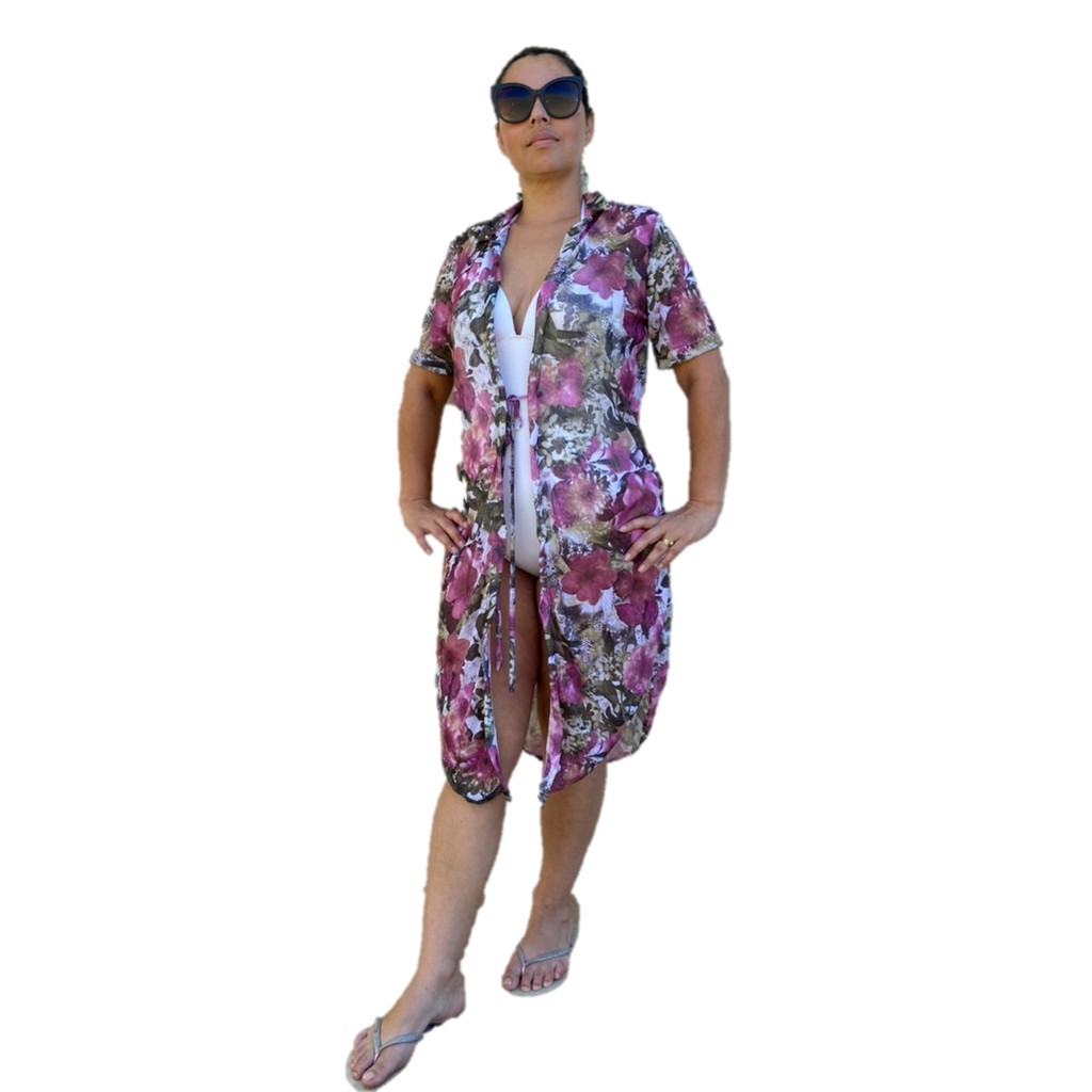 Saída de Praia Chamise Longo Feminina Verão