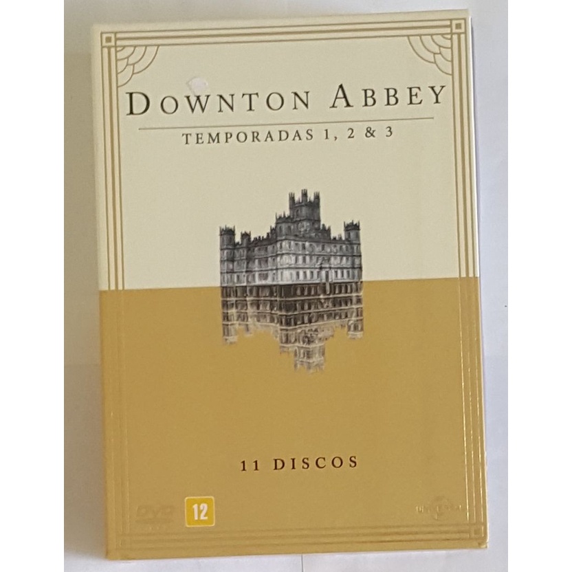 BOX DVD DOWNTON ABBEY TEMPORADAS 1, 2 & 3 - ORIGINAL | Shopee Brasil