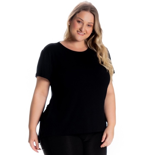 Blusas para academia store feminina plus size