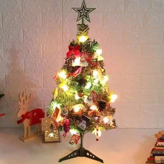 Árvore De Natal Nevada 60 Cm 48 Galhos Pequena Para Apartamento Casa Escritório - Sem Enfeites ZH8819