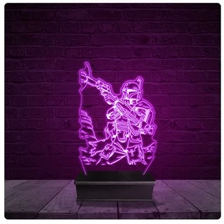 Luminária e Abajur Acrílico Led - Star Wars Stormtrooper