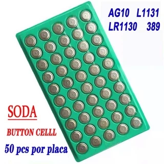 AG13 LR1131 LR1130 389 AG10 LR44 Remoto de relógio eletrônico Bateria de botão de bateria para calculadora