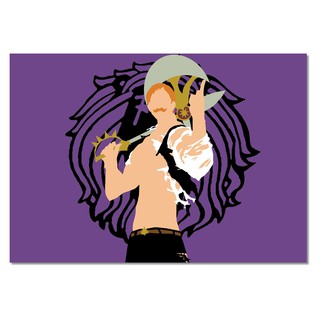 Placa Decorativa Quadro - Anime - Nanatsu No Taizai (h330)