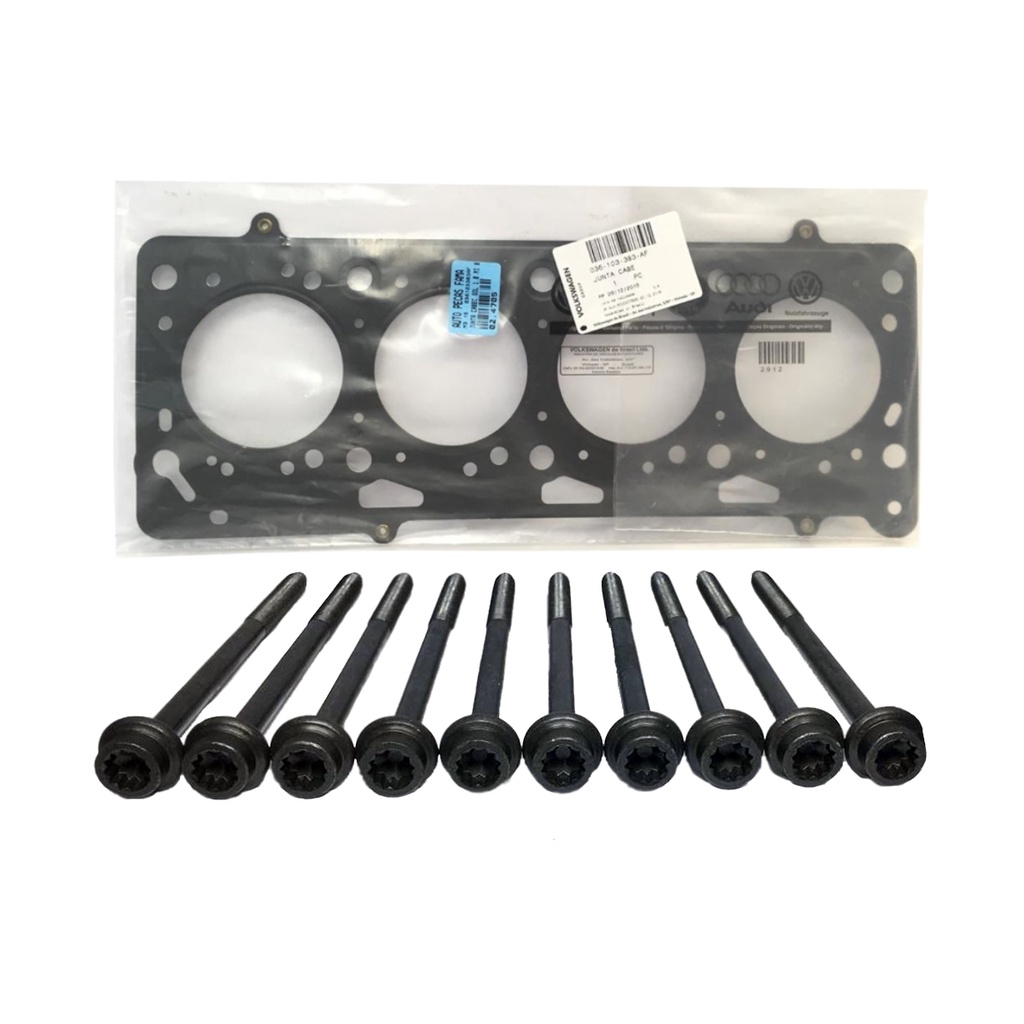 JUNTA CABECOTE DE CHAPA ORIGINAL GOL 1.0 16V AT 97 A 2001 + 10 ...