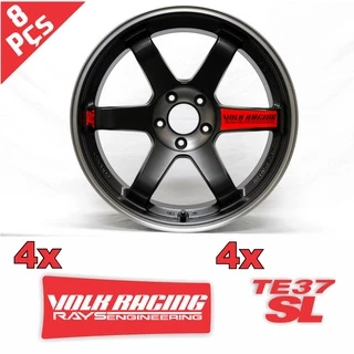 Kit Adesivos De Roda Volk Rays Te37sl