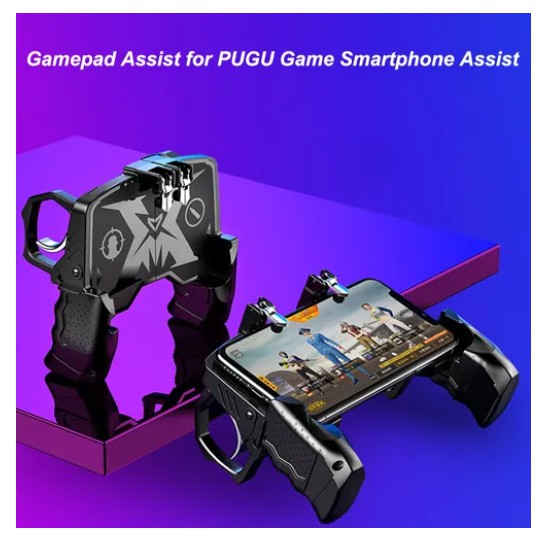 Controle pubg de metal para celular, joystick para pubg mobile, gamepad,  jogos de tiro, iphone, android