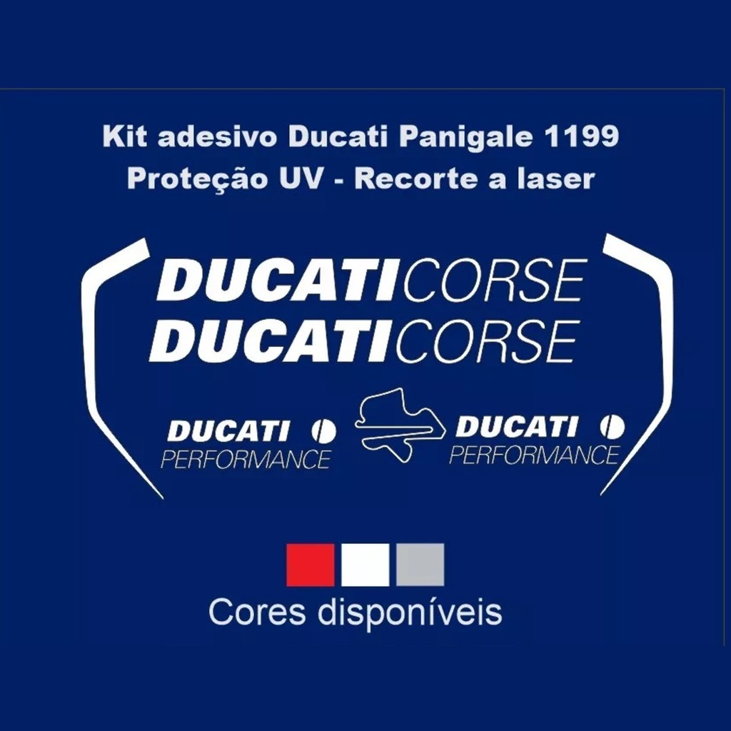 Adesivo Ducati corse