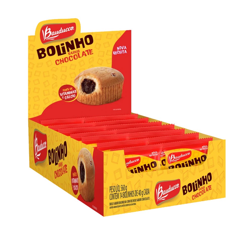 BOLO BAUDUCCO BAUNILHA CHOCOLATE 40g – Mercado Serve Bem