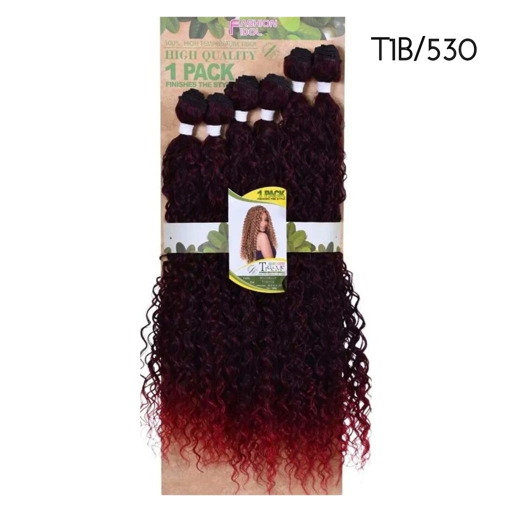 Cabelo Cacheado Orgânico 75cm Michelle Plus Sleek True Me 320gr