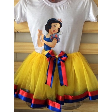 Fantasia branca best sale de neve tutu