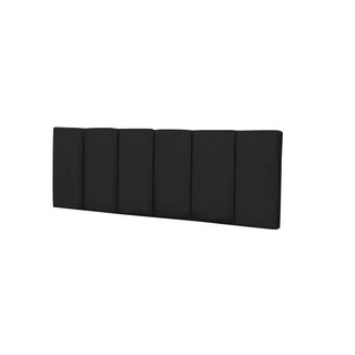 Cabeceira Painel Casal 1,40 Dobrável Cama Box Itália - Preto