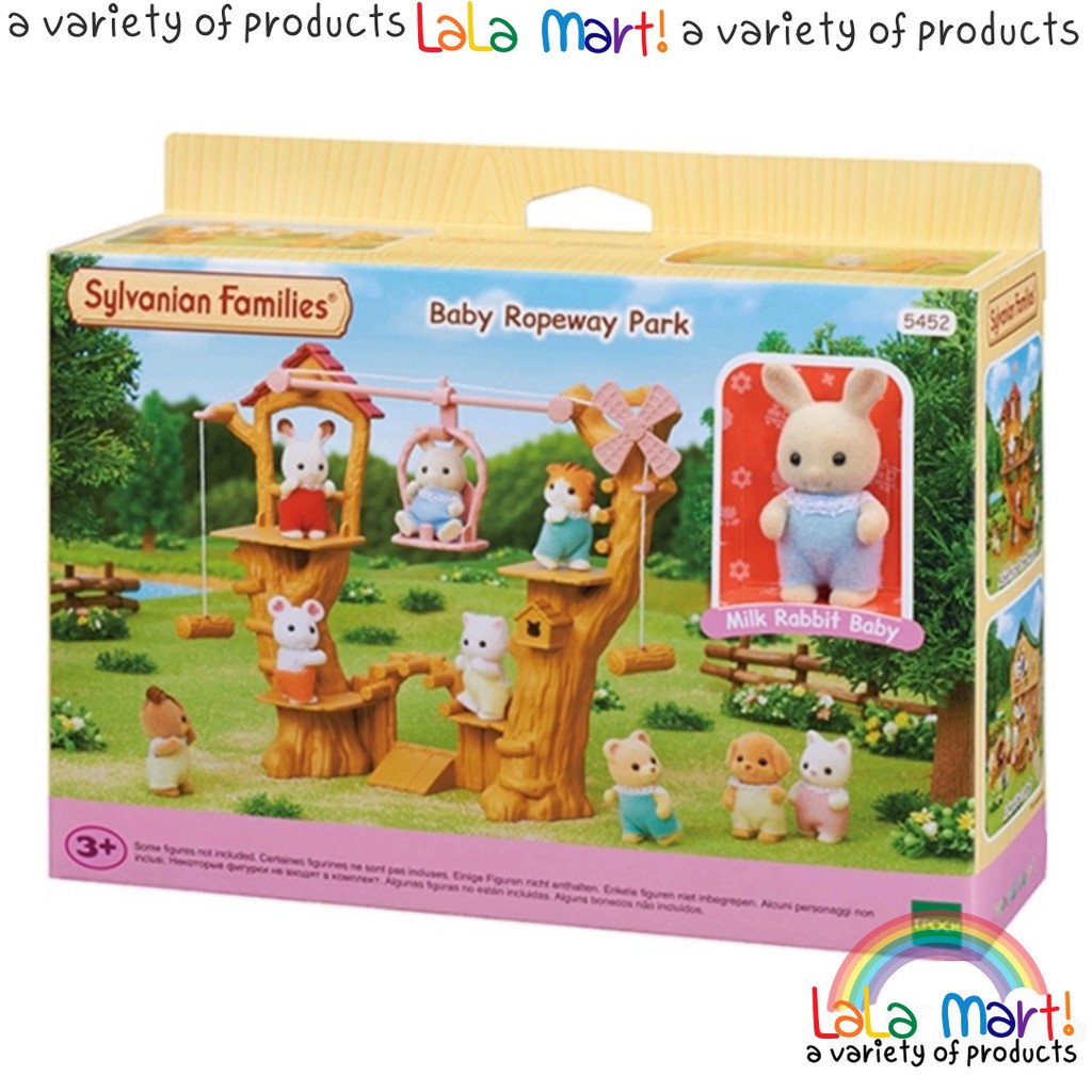 Conjunto de jogos de famílias sylvanian parque de diversões infantil,  figuras de jogos, conjuntos infantis, brinquedos