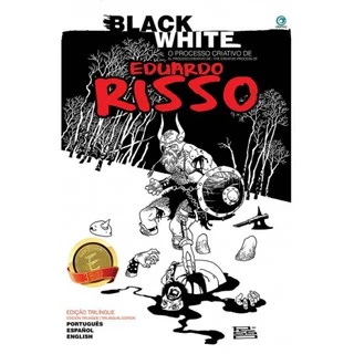 Livro Black White - O Processo Criativo de Eduardo Risso Editora Criativo